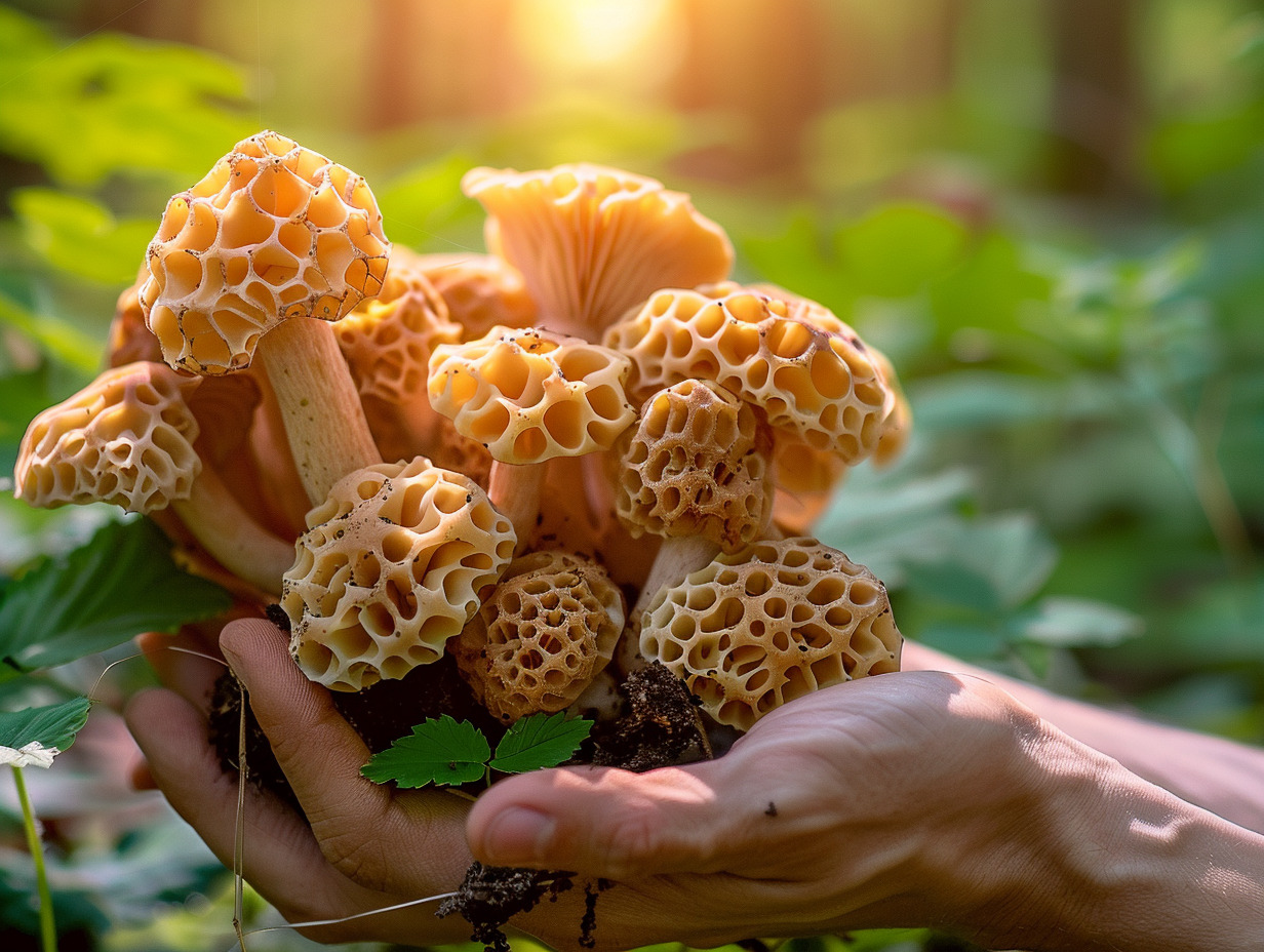 morilles forêt